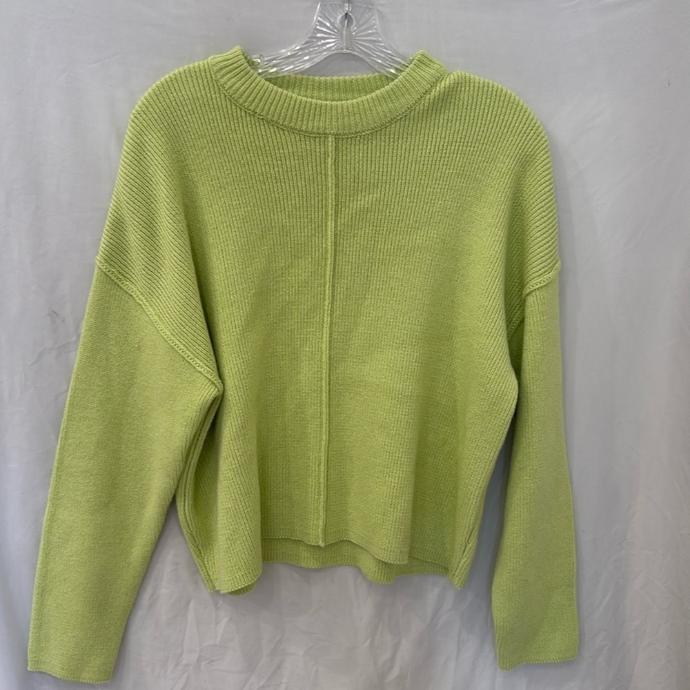 ASOS Knit Sweater sz 6 light to neon green sweater